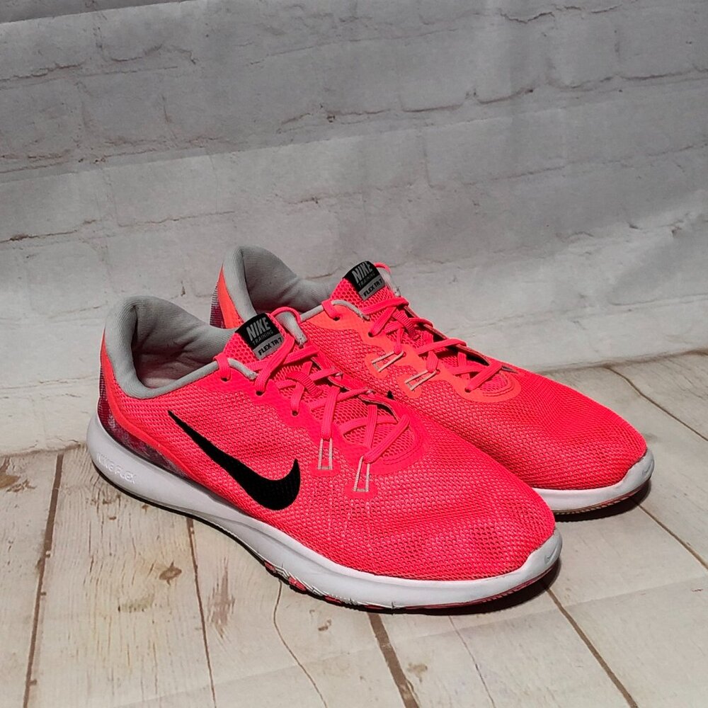Nike Flex Trainer TR 7 Pink Womens Running Shoes Sneakers 898481-600 Size 11